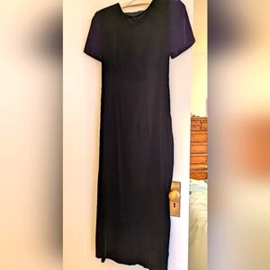 Black Tie- black velvet dress